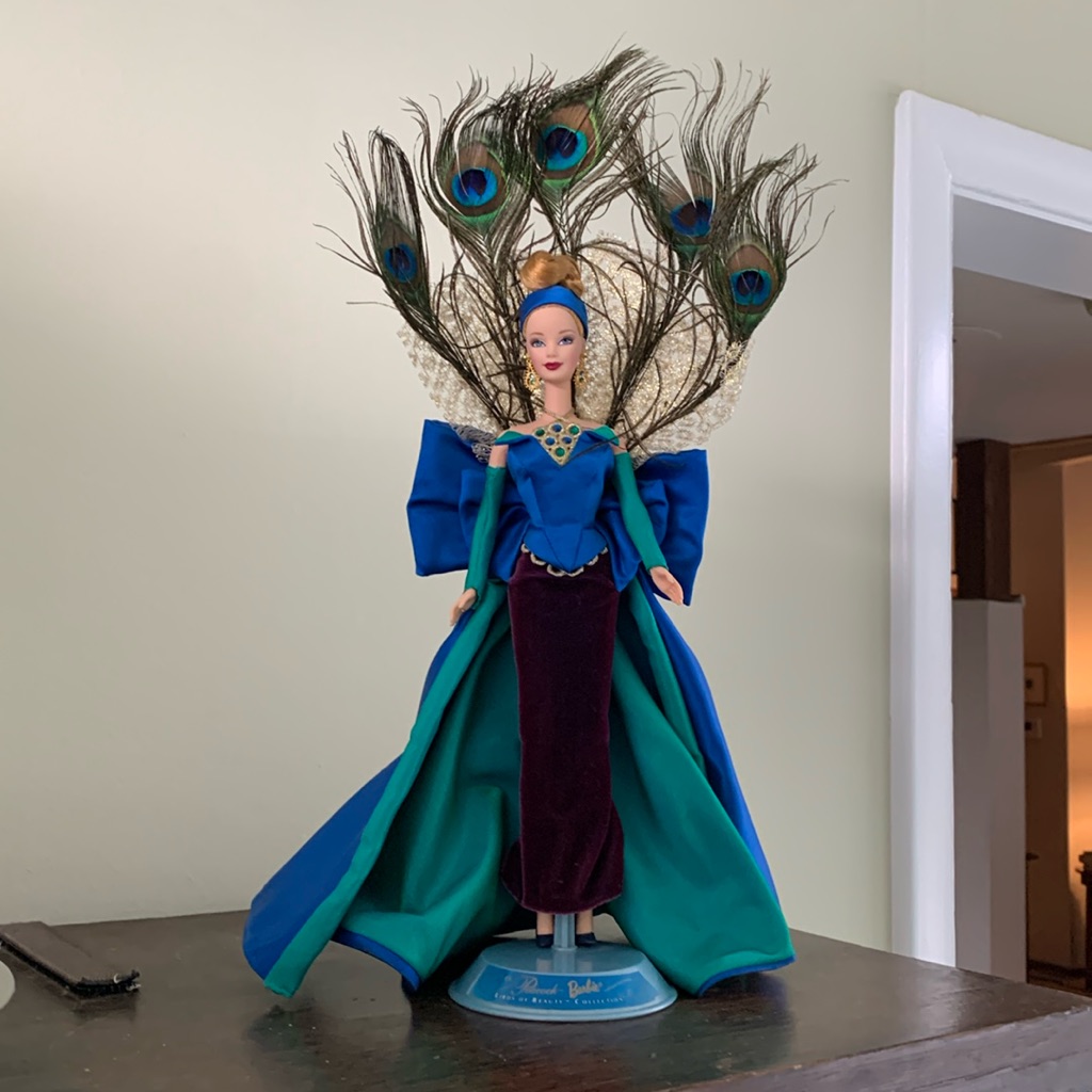 Peacock Barbie Doll